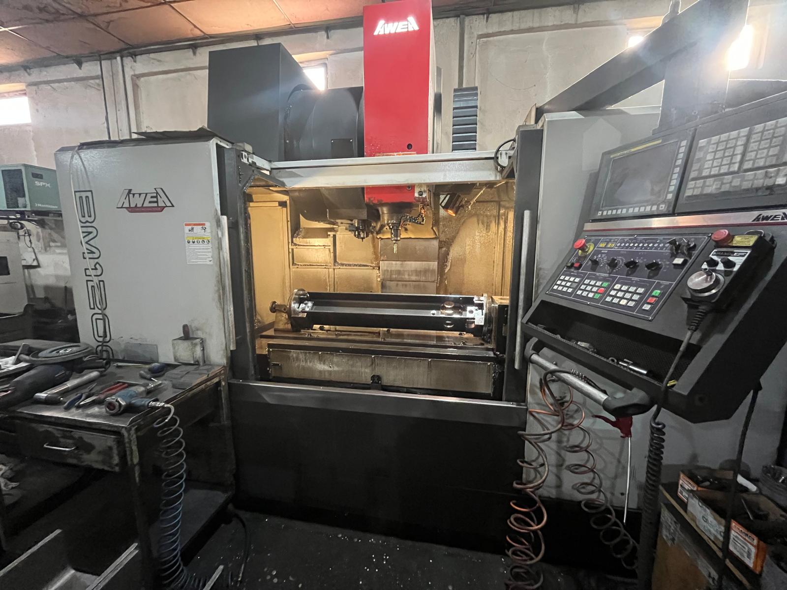 AWEA BM-1200 rotary axis for 4-axis milling