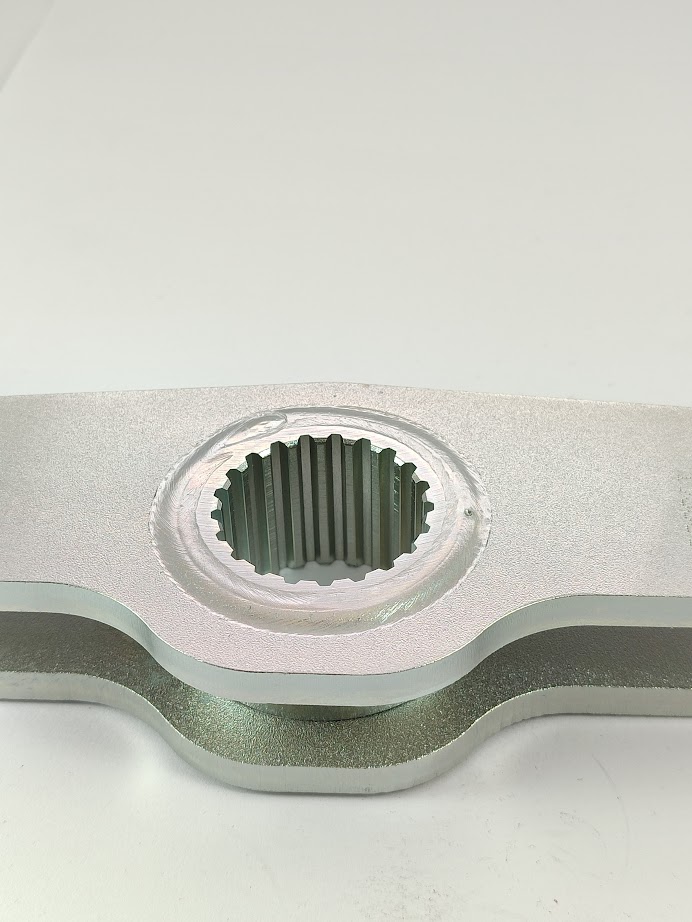 Precision CNC milled spline part