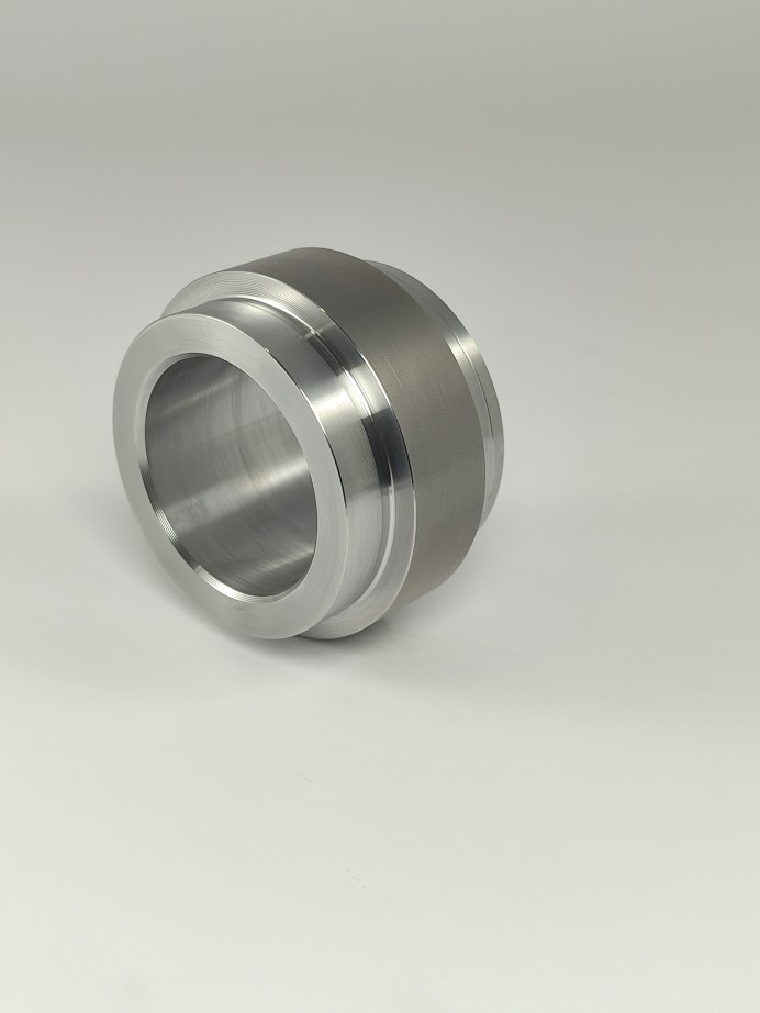 Precision CNC turned ring closeup
